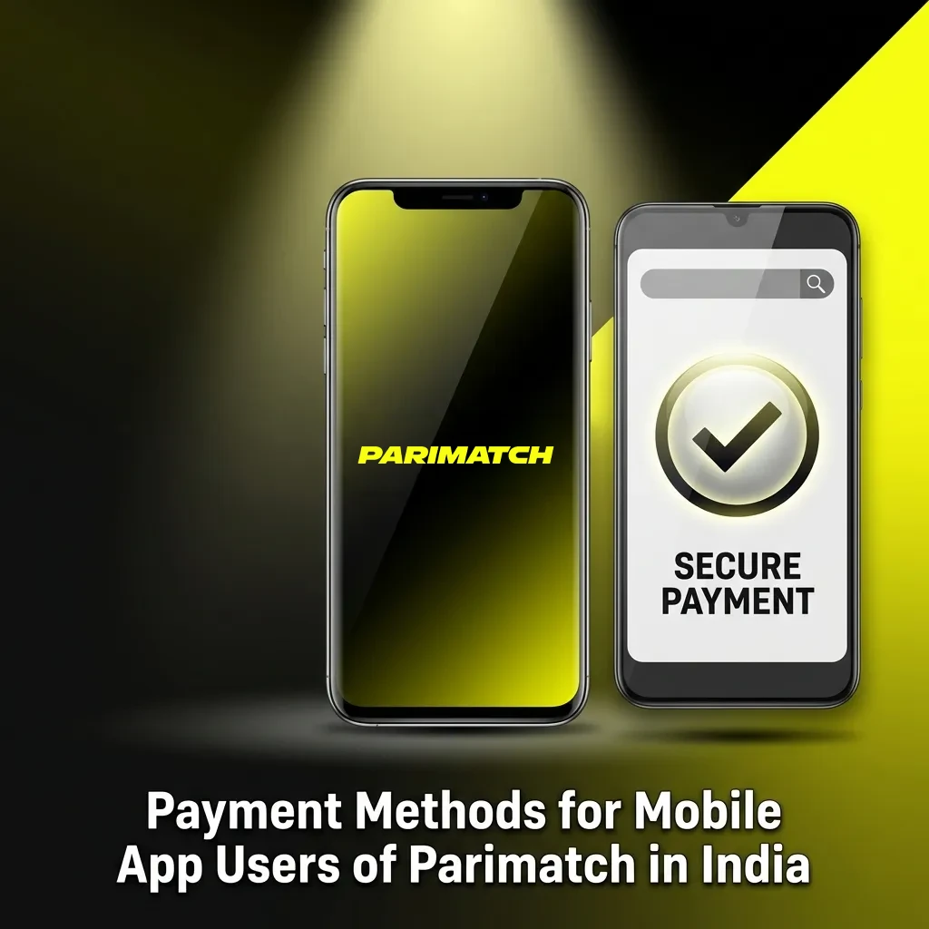 Parimatch India mobile app payment options including UPI, Paytm, PhonePe, GPay, NetBanking, and RuPay cards