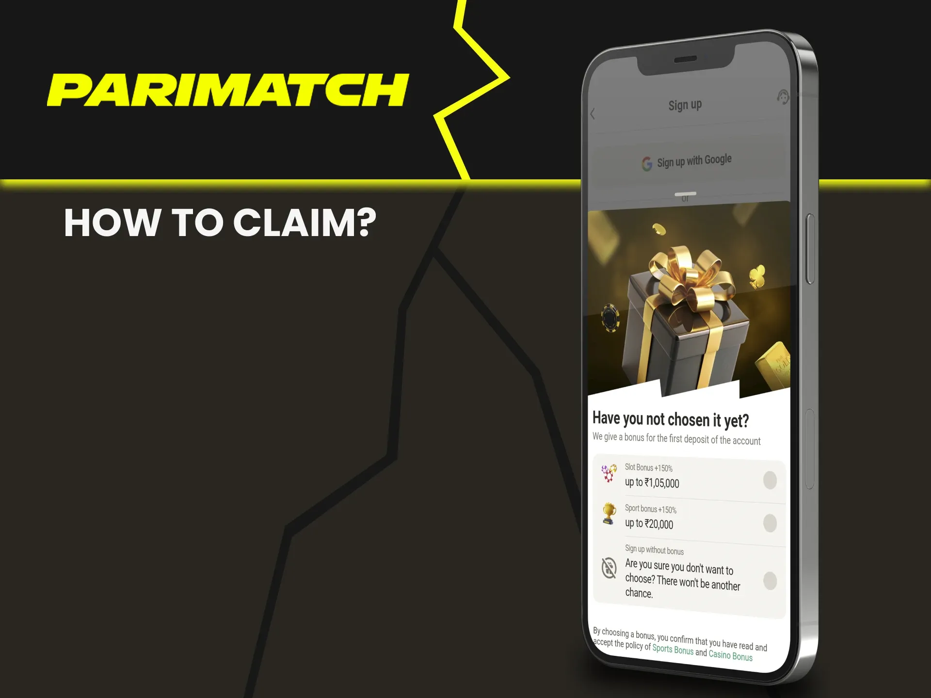 Become a participant in bonuses from Parimatch.
