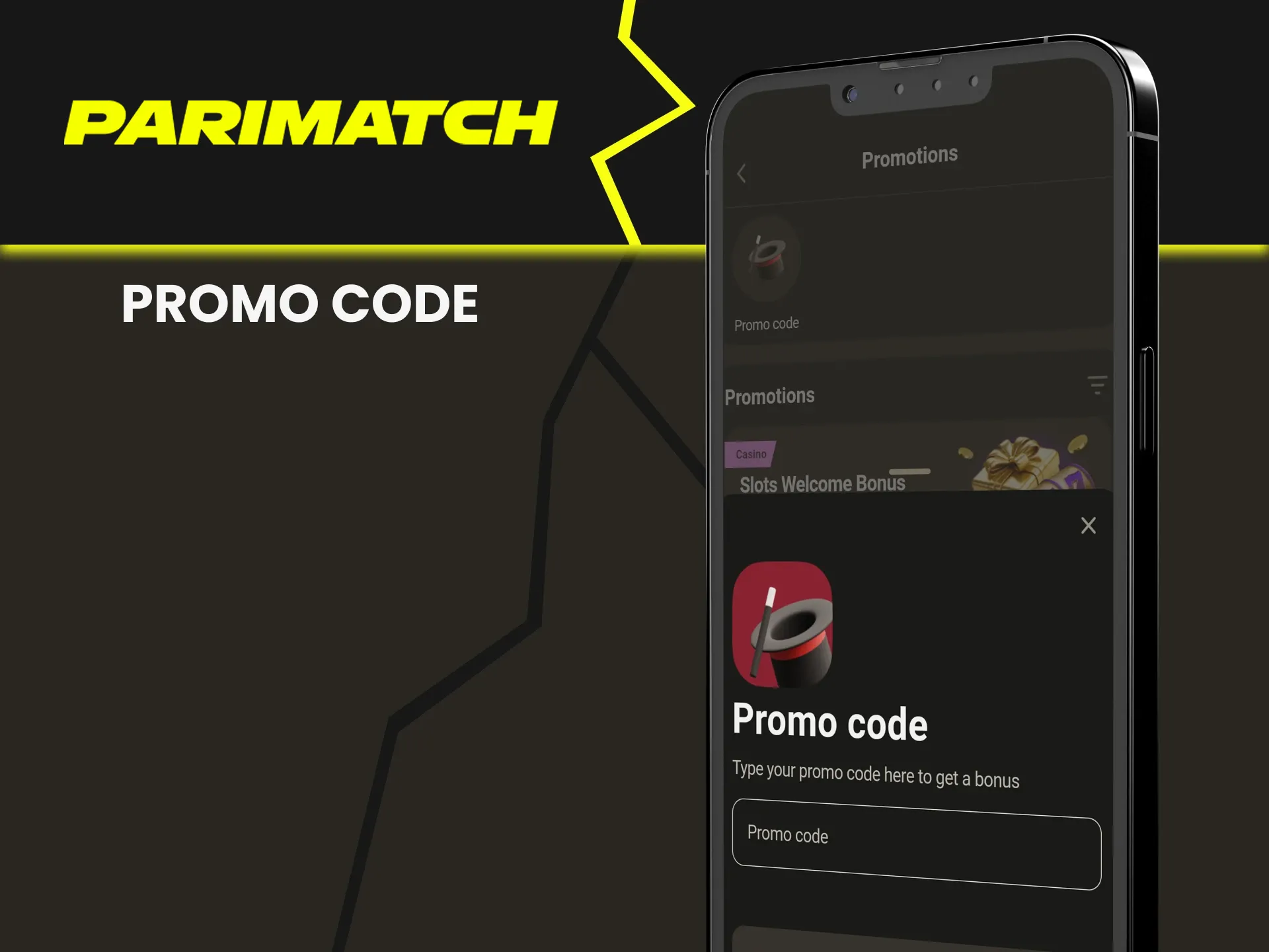 Use a promotional code from Parimatch for a bonus.